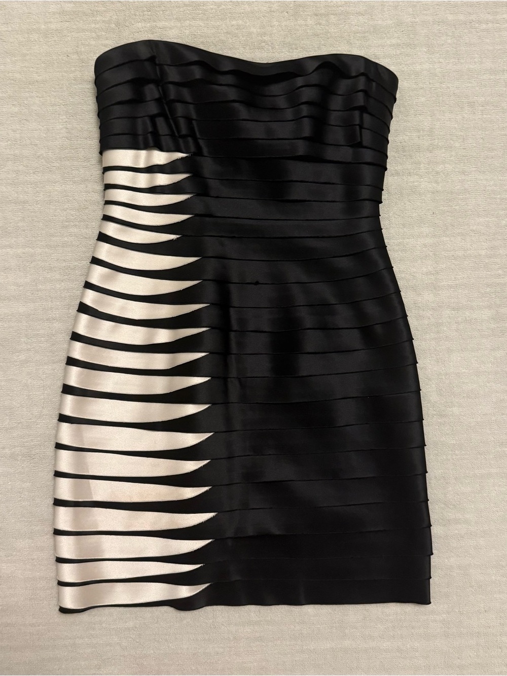 BCBG Layered Strapless Dress
